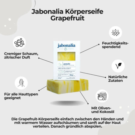 jabonalia körperseife grapefruit highlights