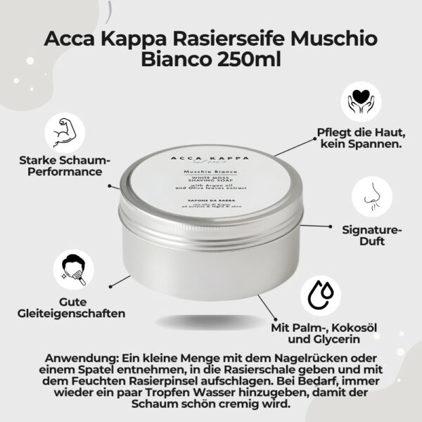 Rasierseife Muschio Bianco2